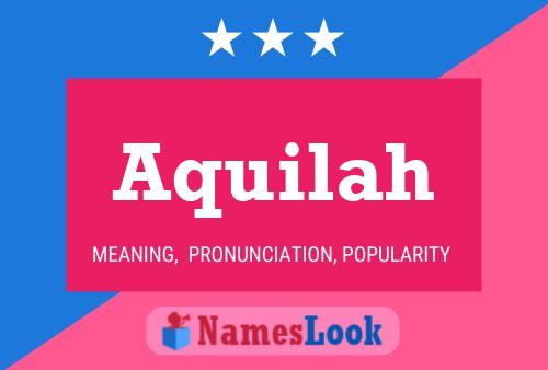 Aquilah Name Poster