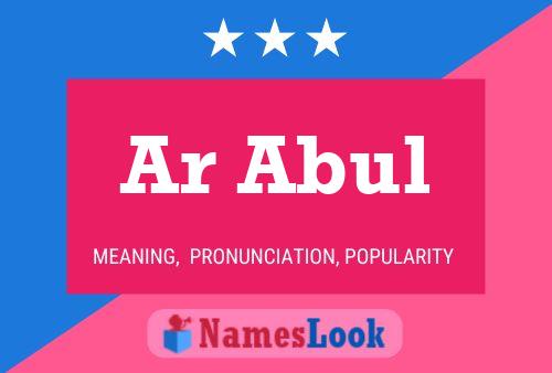 Ar Abul Name Poster