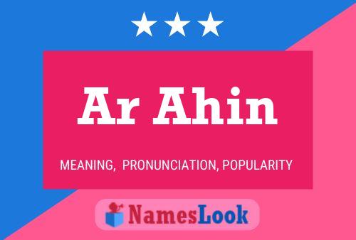 Ar Ahin Name Poster