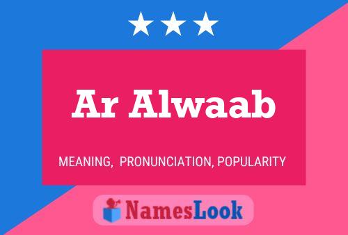 Ar Alwaab Name Poster