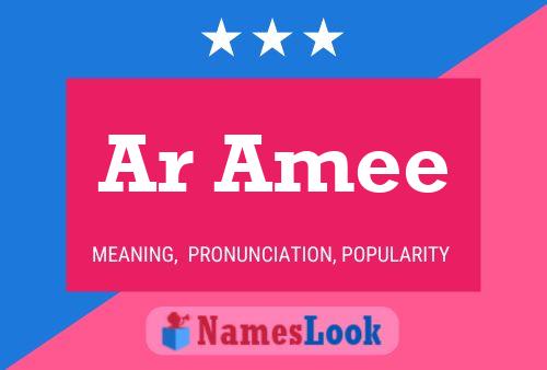 Ar Amee Name Poster