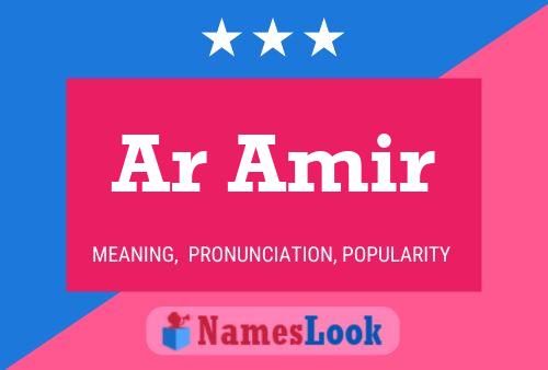 Ar Amir Name Poster