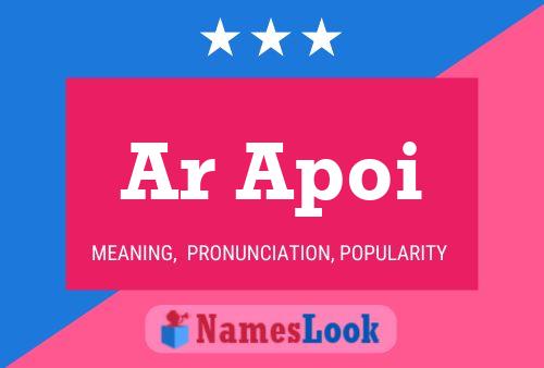 Ar Apoi Name Poster