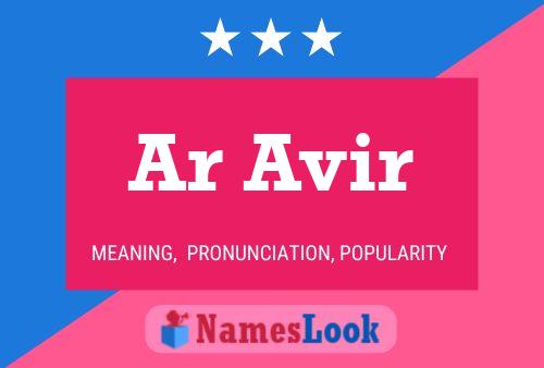 Ar Avir Name Poster