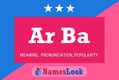 Ar Ba Name Poster