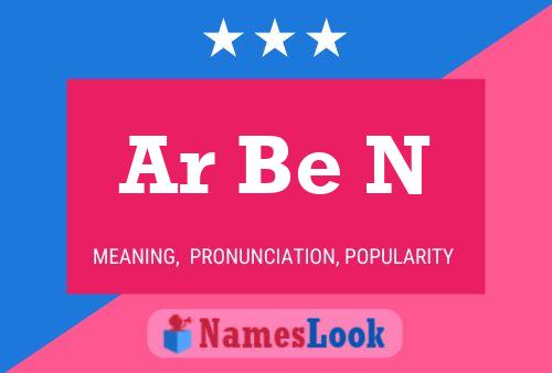 Ar Be N Name Poster