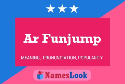 Ar Funjump Name Poster