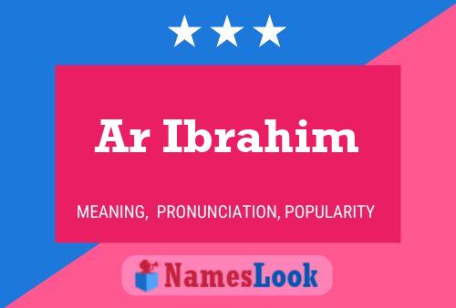 Ar Ibrahim Name Poster