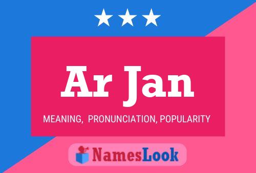 Ar Jan Name Poster