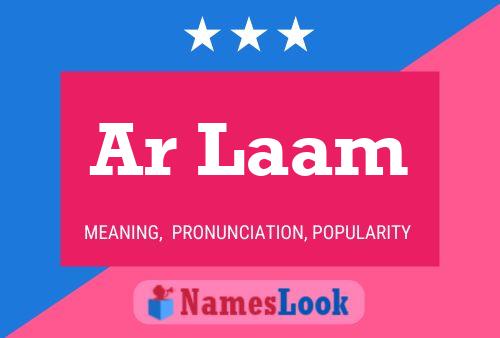 Ar Laam Name Poster