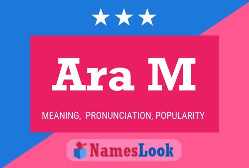 Ara M Name Poster