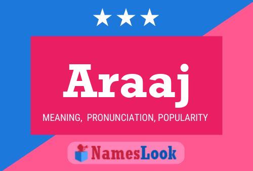 Araaj Name Poster