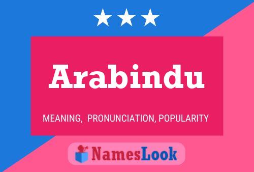 Arabindu Name Poster