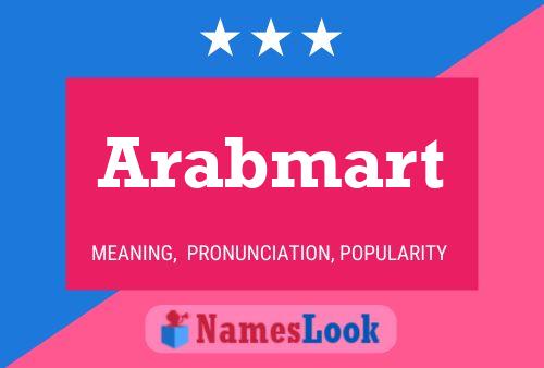 Arabmart Name Poster