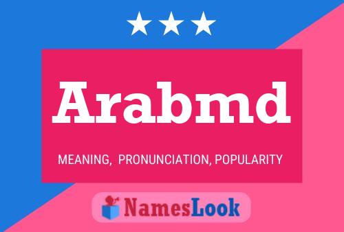 Arabmd Name Poster