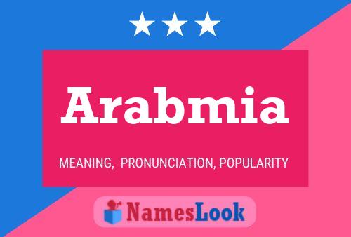 Arabmia Name Poster