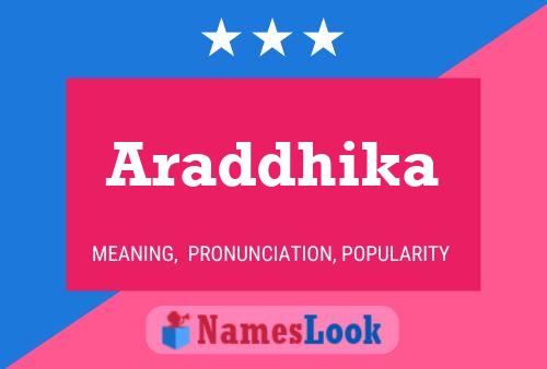 Araddhika Name Poster