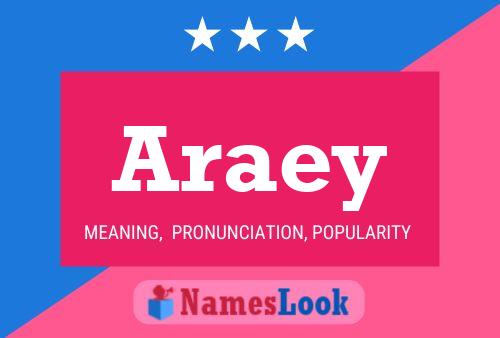 Araey Name Poster