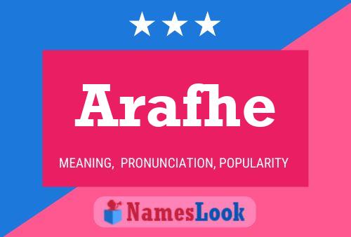 Arafhe Name Poster