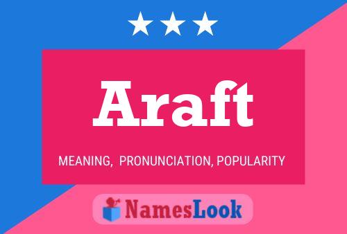 Araft Name Poster