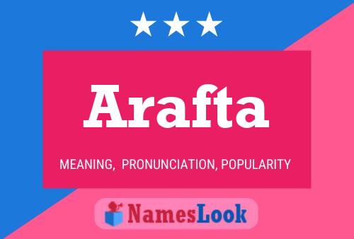 Arafta Name Poster