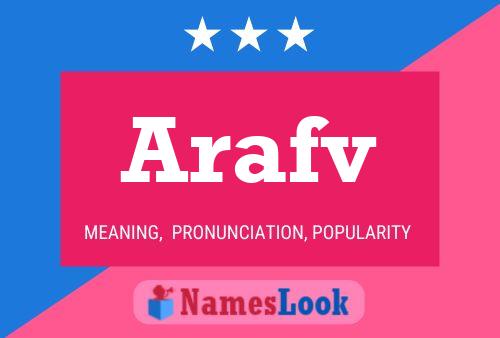 Arafv Name Poster