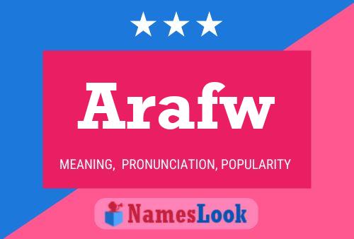 Arafw Name Poster