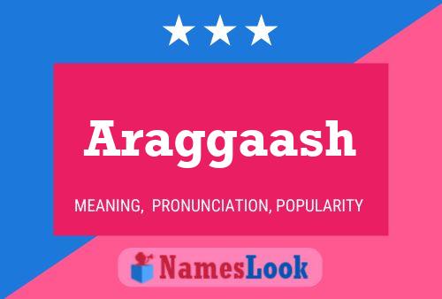 Araggaash Name Poster