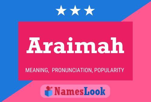 Araimah Name Poster