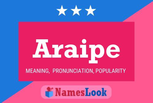 Araipe Name Poster