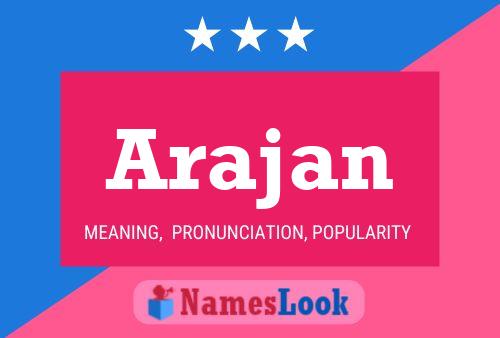 Arajan Name Poster