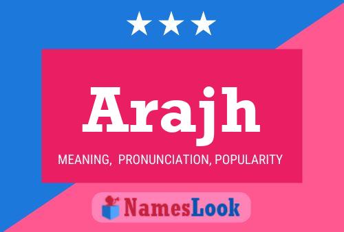 Arajh Name Poster