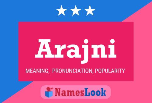 Arajni Name Poster