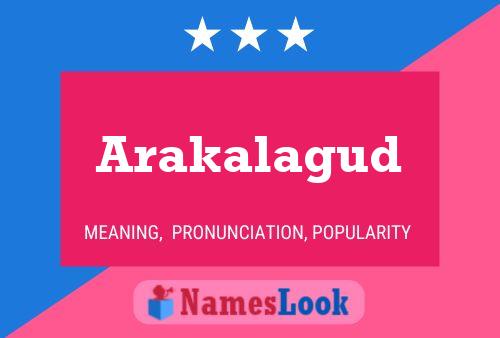 Arakalagud Name Poster