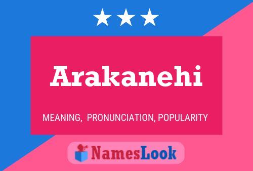 Arakanehi Name Poster