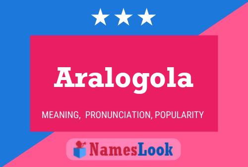 Aralogola Name Poster