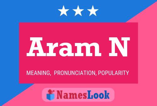 Aram N Name Poster