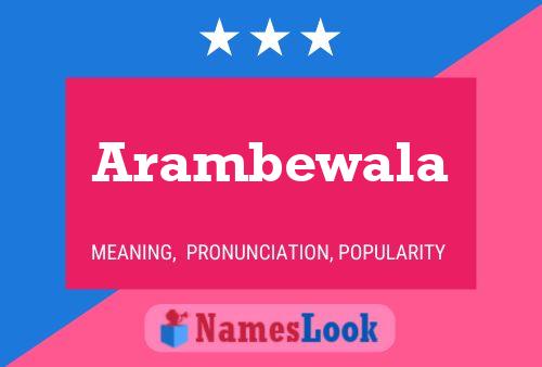 Arambewala Name Poster