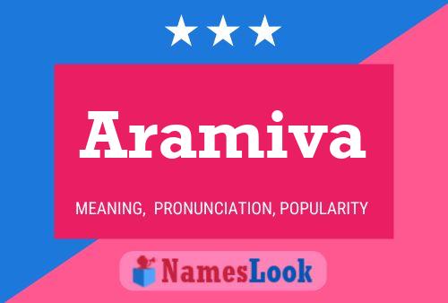 Aramiva Name Poster