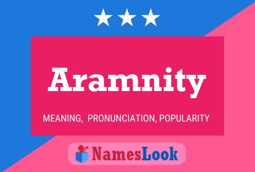 Aramnity Name Poster