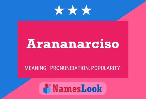 Arananarciso Name Poster