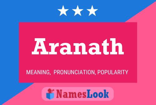 Aranath Name Poster