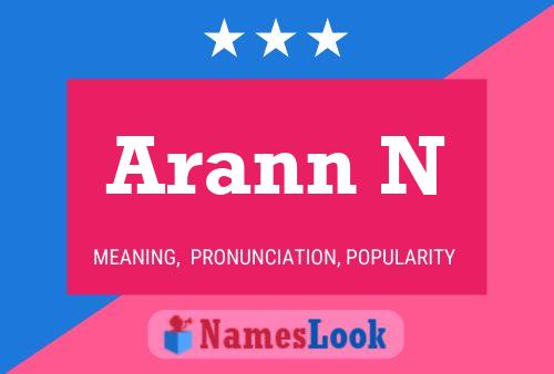 Arann N Name Poster