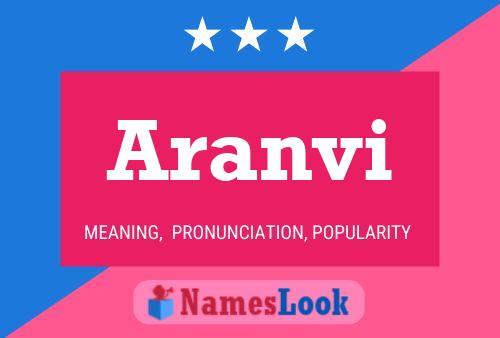 Aranvi Name Poster