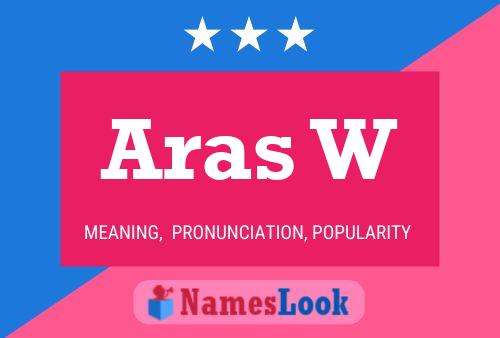 Aras W Name Poster