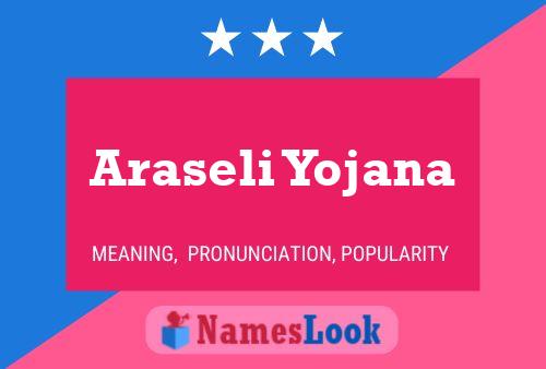 Araseli Yojana Name Poster