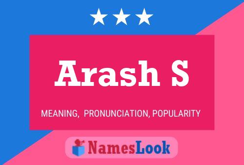 Arash S Name Poster