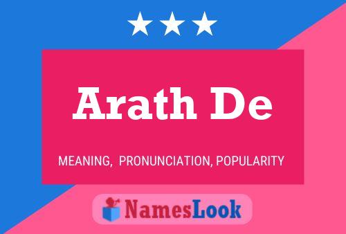 Arath De Name Poster