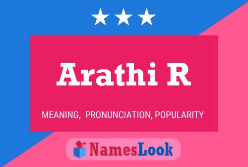 Arathi R Name Poster