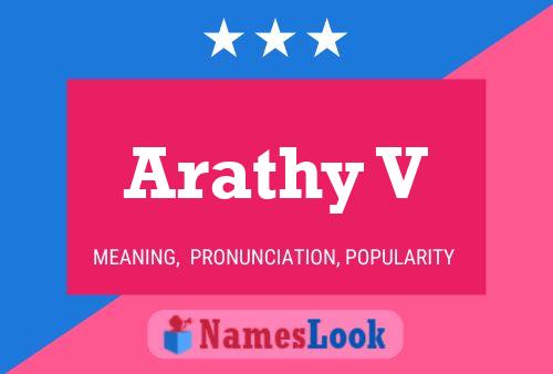 Arathy V Name Poster